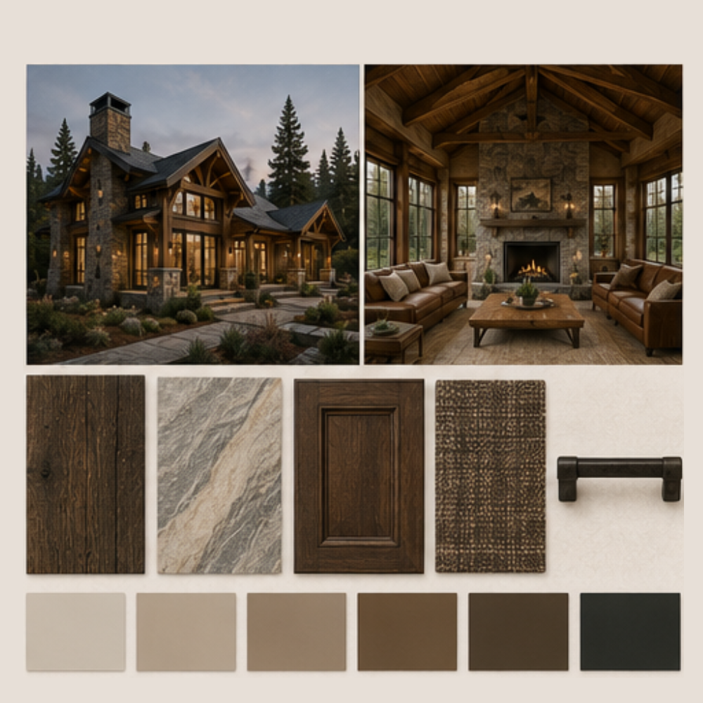 Mountain Modern interior design style direction by Lavish Interiors and More